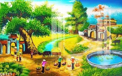 File PSD File gốc in tranh tổng hợp Q4323 (gốc) tách lớp chi tiết