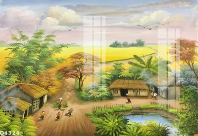 File gốc File gốc in tranh tổng hợp Q4324 (in ấn) màu sắc trung thực