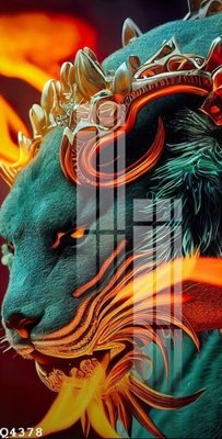 Ảnh gốc File gốc in tranh tổng hợp Q4378 (nét căng) in mica