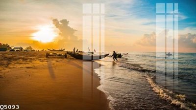 File in trần File gốc in tranh tổng hợp Q5093 (bản gốc) đại dương