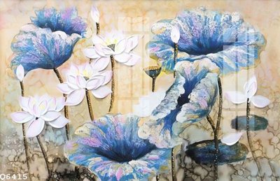 Ảnh gốc File gốc in tranh tổng hợp Q6415 (nét căng) in mica