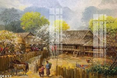 File gốc File gốc in tranh tổng hợp Q6437 (phong cách) tối giản