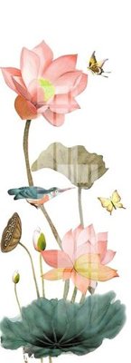 File in lụa File gốc in tranh tổng hợp Q6614 (hoa văn) File gốc in tranh tổng hợp Q6614