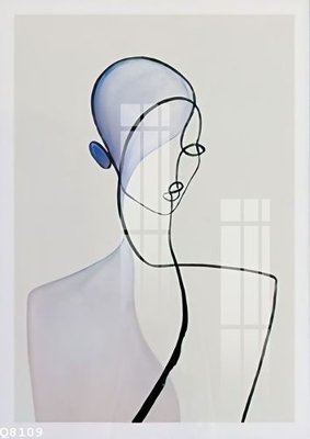 File in mica File gốc in tranh tổng hợp Q8109 (bản gốc) làm vách ngăn