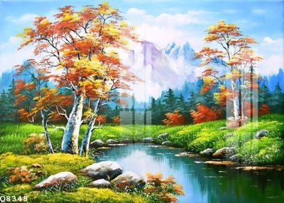 File tranh File gốc in tranh tổng hợp Q8348 (gốc) in vải canvas