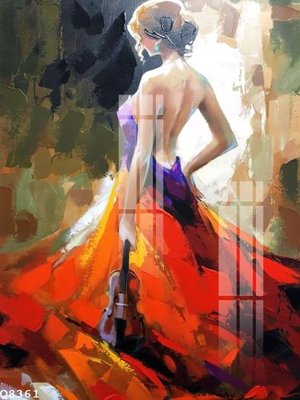 File gốc File gốc in tranh tổng hợp Q8361 (in ấn) màu sắc trung thực