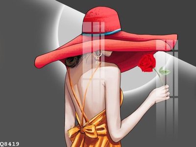 File gốc File gốc in tranh tổng hợp Q8419 (in lụa) chi tiết cao