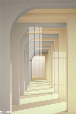 File in trần File gốc in tranh tổng hợp Q8907 (bản gốc) mây trời