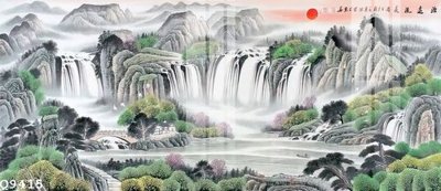 Ảnh gốc File gốc in tranh tổng hợp Q9415 (độ nét cao) in mica