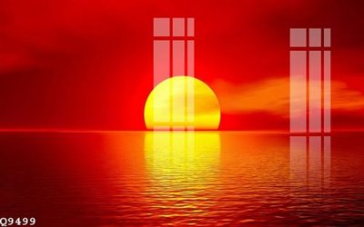 File tranh File gốc in tranh tổng hợp Q9499 (ảnh gốc) in trần 3D