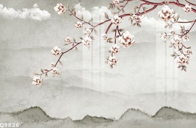 Tải file File gốc in tranh tổng hợp Q9826 (gốc) chủ đề hoa sen