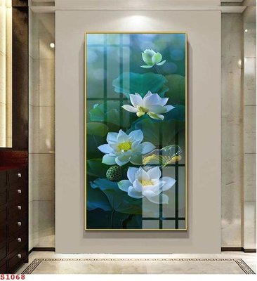 Tải file Tranh cửu ngư quần hội sen cá S1068 (gốc) để in ấn ngay