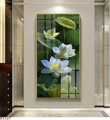 File gốc Tranh cửu ngư quần hội sen cá S1127 (cho in ấn) từ kho Filetranh