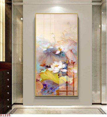 Tải file Tranh cửu ngư quần hội sen cá S1225 (gốc) để in ấn ngay