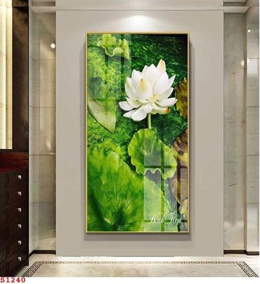 File gốc Tranh cửu ngư quần hội sen cá S1240 (cho in 3D) độc đáo