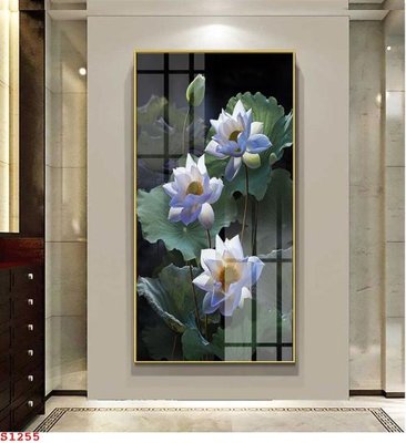 File gốc in ấn Tranh cửu ngư quần hội sen cá S1255 (sẵn sàng tải về)