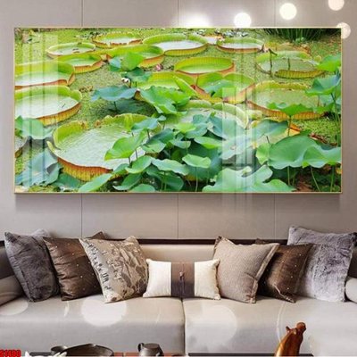 File PSD File tranh hoa sen S1400 (bản gốc) độ phân giải cao