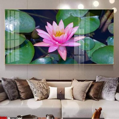 File tranh gốc PSD File tranh hoa sen S1404 còn nguyên layer