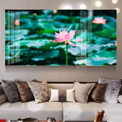 File ảnh File tranh hoa sen S1471 (gốc) in PP, decal