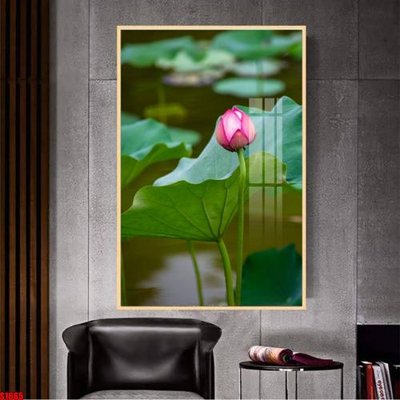 File in trần File tranh hoa sen S1665 (bản gốc) trời sao