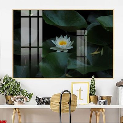 File tranh File tranh hoa sen S1707 (ảnh gốc) in trần xuyên sáng