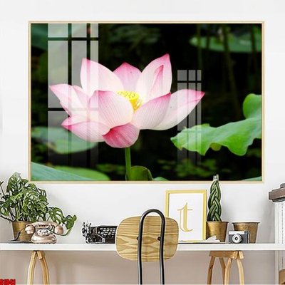 File gốc File tranh hoa sen S1841 (trang trí) phòng ngủ