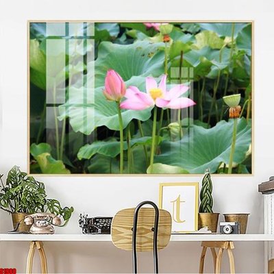 File ảnh File tranh hoa sen S1980 (gốc) trang trí khách sạn