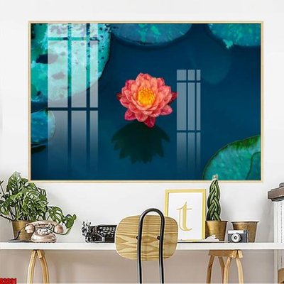 File ảnh File tranh hoa sen S2031 (gốc) in backdrop sự kiện