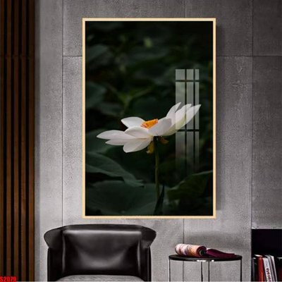 File PSD File tranh hoa sen S2079 (bản gốc) cho nhà in