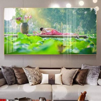 File in lụa File tranh hoa sen S2104 (tân cổ điển) File tranh hoa sen S2104