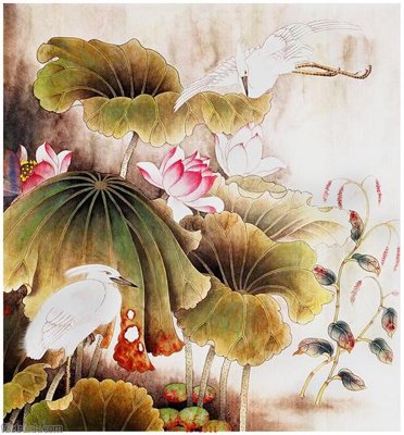 Download file gốc Tranh cửu ngư quần hội sen cá S311 (in mica) logo