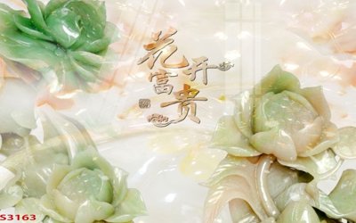 File in ấn Tranh hoa sen cá cửu ngư quần hội S3163 chuyên nghiệp