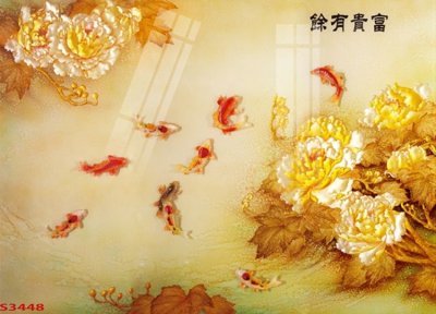 File gốc Tranh hoa sen cá cửu ngư quần hội S3448 (dành cho quảng cáo)