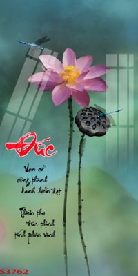 File ảnh Tranh hoa sen cá cửu ngư quần hội S3762 (gốc) cho trang trí nhà hàng