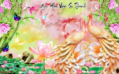 File gốc Tranh hoa sen cá cửu ngư quần hội S4473 (PNG) trong suốt (transparent)