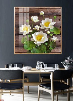 File tranh Tranh cửu ngư quần hội sen cá S778 (ảnh gốc) không bị mờ