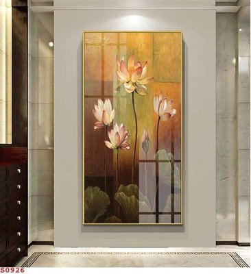 File tranh gốc PSD Tranh cửu ngư quần hội sen cá S926 còn nguyên layer