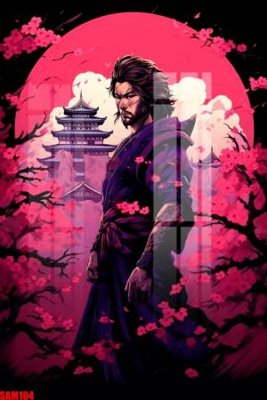 Tải file PSD File tranh samurai võ sĩ nhật bản SAM104 (nguyên layer) để in