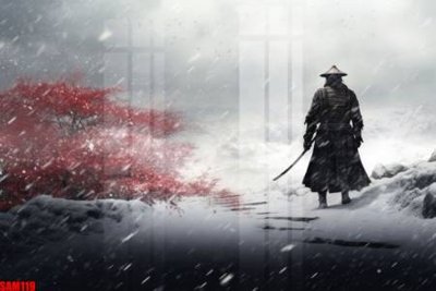 File gốc File tranh samurai võ sĩ nhật bản SAM119 (cho in UV) siêu nét