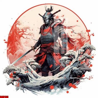 Download file gốc File tranh samurai võ sĩ nhật bản SAM136 (dùng cho in ấn)