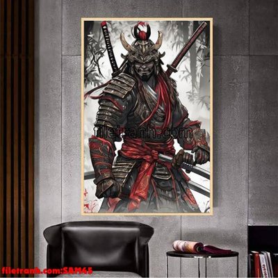 File tranh quảng cáo File tranh samurai võ sĩ nhật bản SAM45 (file gốc) chuyên nghiệp