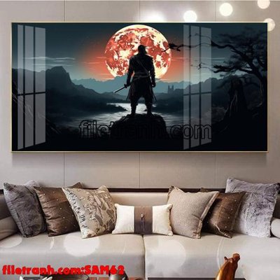 File gốc File tranh samurai võ sĩ nhật bản SAM62 (chuẩn CMYK) cho nhà in