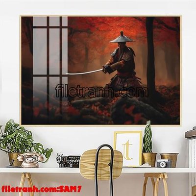File gốc File tranh samurai võ sĩ nhật bản SAM7 (PNG) nền trong suốt