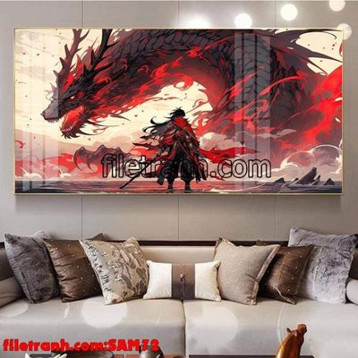 File gốc File tranh samurai võ sĩ nhật bản SAM72 (PNG) chất lượng cao