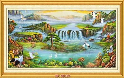 File in ấn File tranh sơn dầu SD124 (bản gốc) từ file gốc