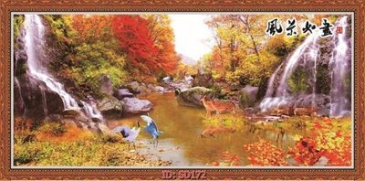 File gốc File tranh sơn dầu SD172 (in mica) làm quà tặng