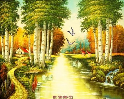 File gốc File tranh sơn dầu SD186 (ảnh rõ nét) để in