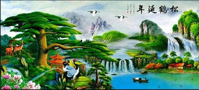 File gốc File tranh sơn dầu SD200 (trang trí) phòng làm việc