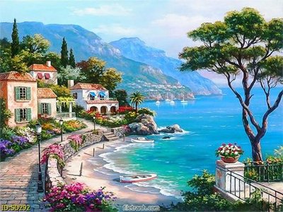 Tải file File tranh sơn dầu SD292 (gốc) làm file tranh quảng cáo