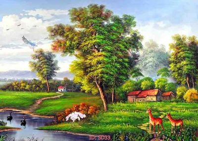 Tải file File tranh sơn dầu SD33 (gốc) chủ đề tâm linh